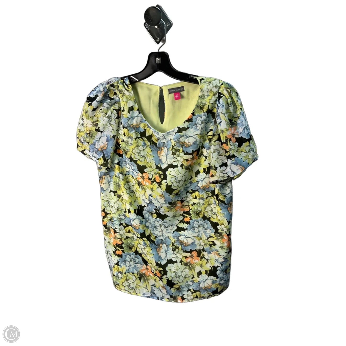 Top Short Sleeve By Vince Camuto In Green, Size: M