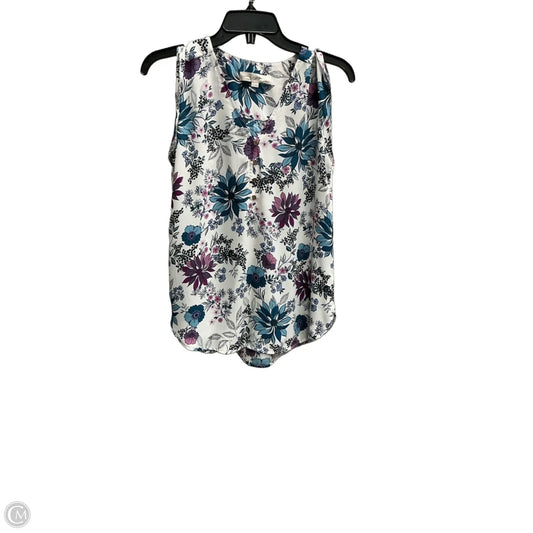 Top Sleeveless By Loft In Blue, Size: Xs
