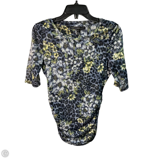Top Short Sleeve By White House Black Market In Blue, Size: Xs