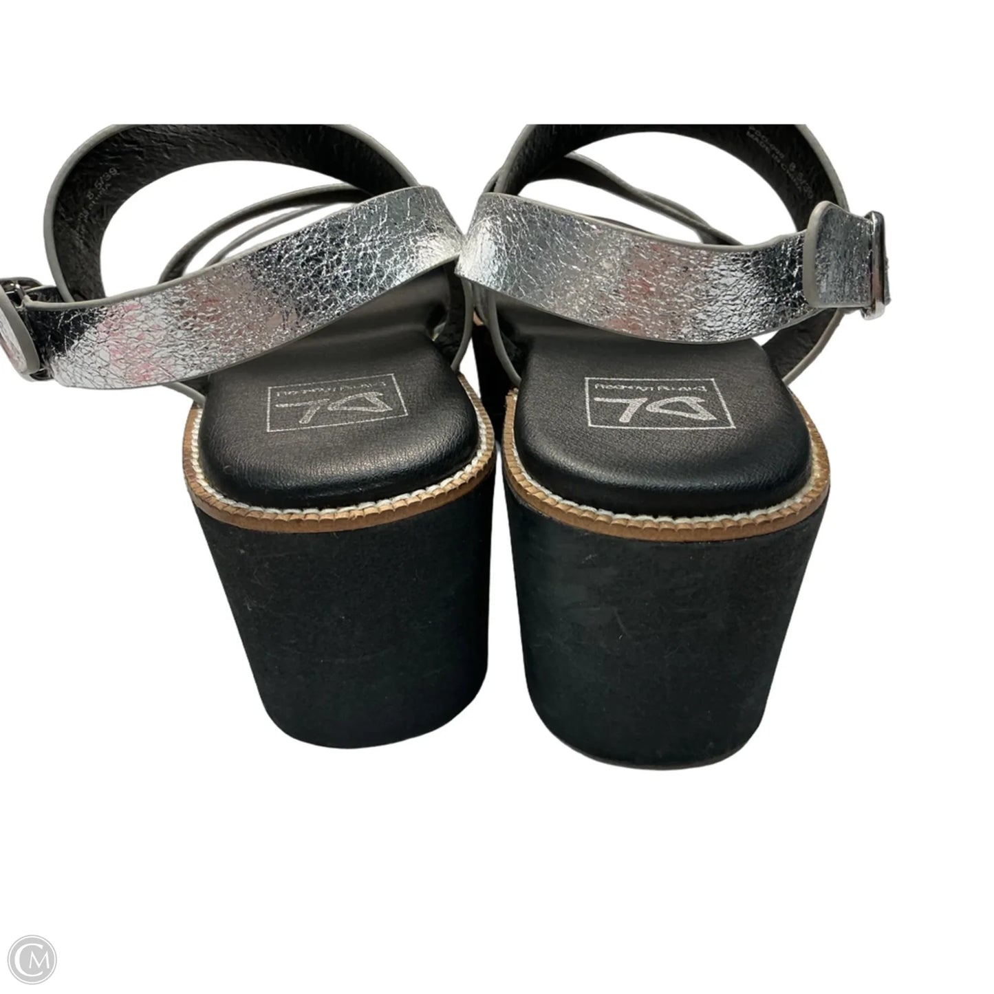 Sandals Heels Platform By Dirty Laundry In Silver, Size: 8.5