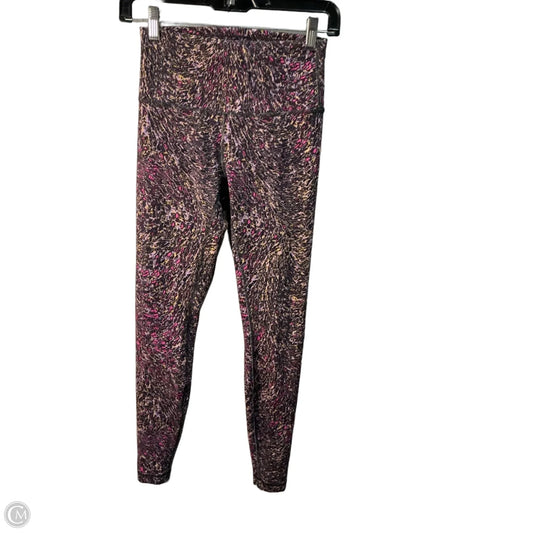 Athletic Leggings By Lululemon In Multi-colored, Size: Xs