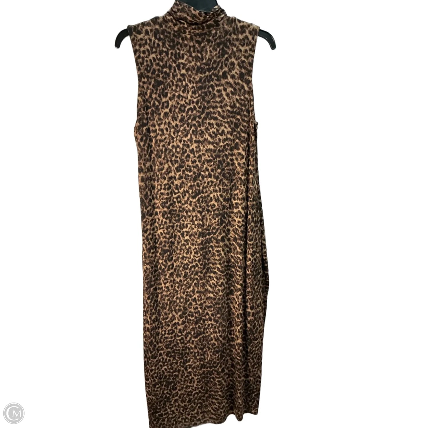 Dress Casual Maxi By Good American In Animal Print, Size: XL