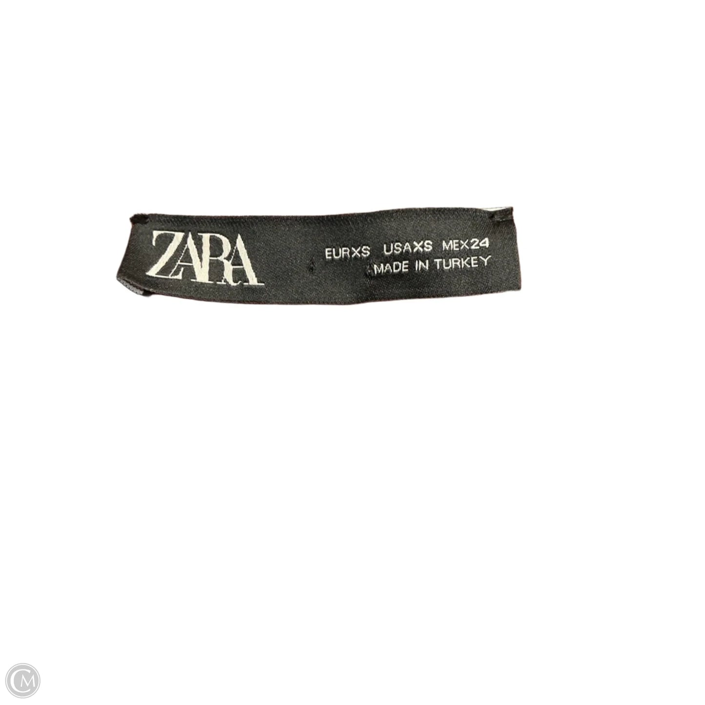Tunic Long Sleeve By Zara In Orange, Size: Xs