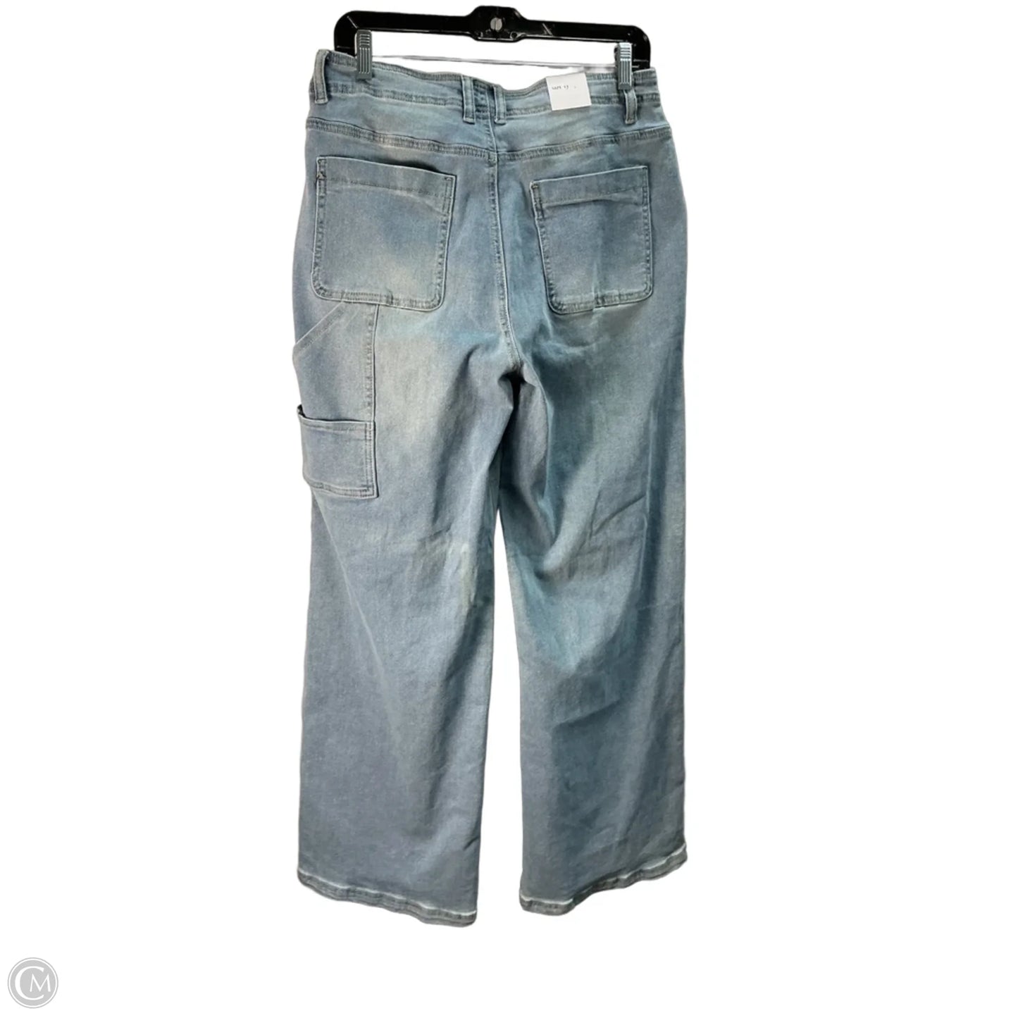 Jeans Wide Leg By Clothes Mentor In Blue Denim, Size: 10
