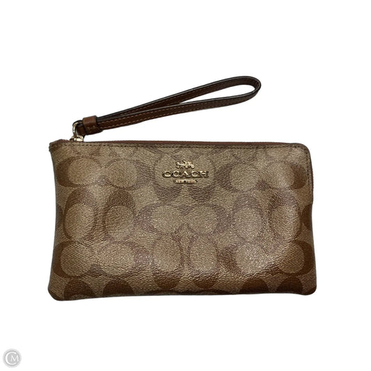 Wristlet Designer By Coach, Size: Large
