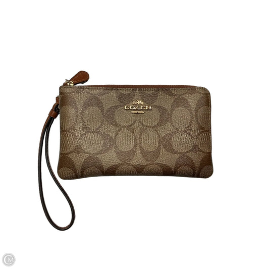 Wristlet Designer By Coach, Size: Medium