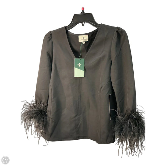 Top Long Sleeve Designer By Tuckernuck In Black, Size: S