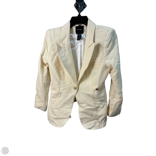 Blazer Designer By Neiman Marcus In Cream, Size: S