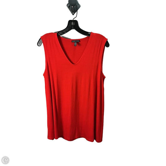 Top Sleeveless Basic By Eileen Fisher In Red, Size: M