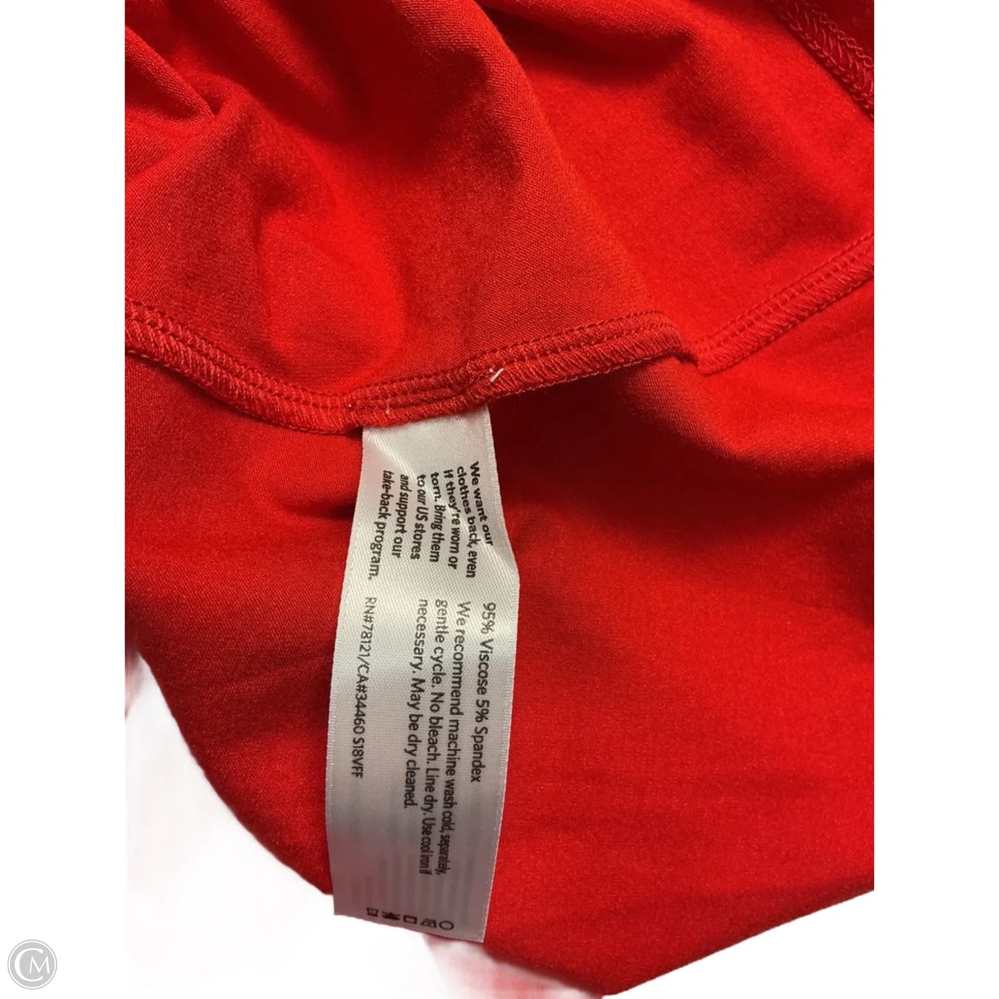 Top Sleeveless Basic By Eileen Fisher In Red, Size: M