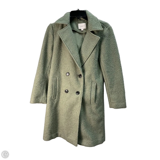 Coat Other By Loft In Green, Size: Xs