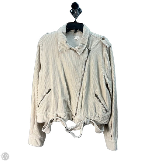 Jacket Other By Pol In Tan, Size: L