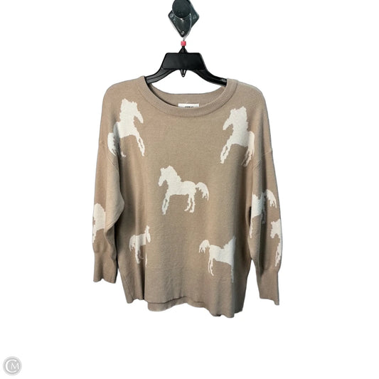 Sweater Cardigan Designer By Jason Wu In Tan, Size: 16