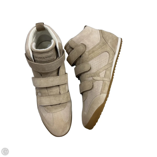 Shoes Sneakers By Veronica Beard In Tan, Size: 10