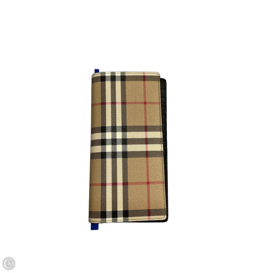 Wallet Luxury Designer By Burberry, Size: Medium