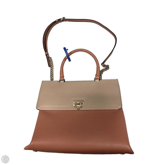 Handbag Luxury Designer By Ferragamo, Size: Large