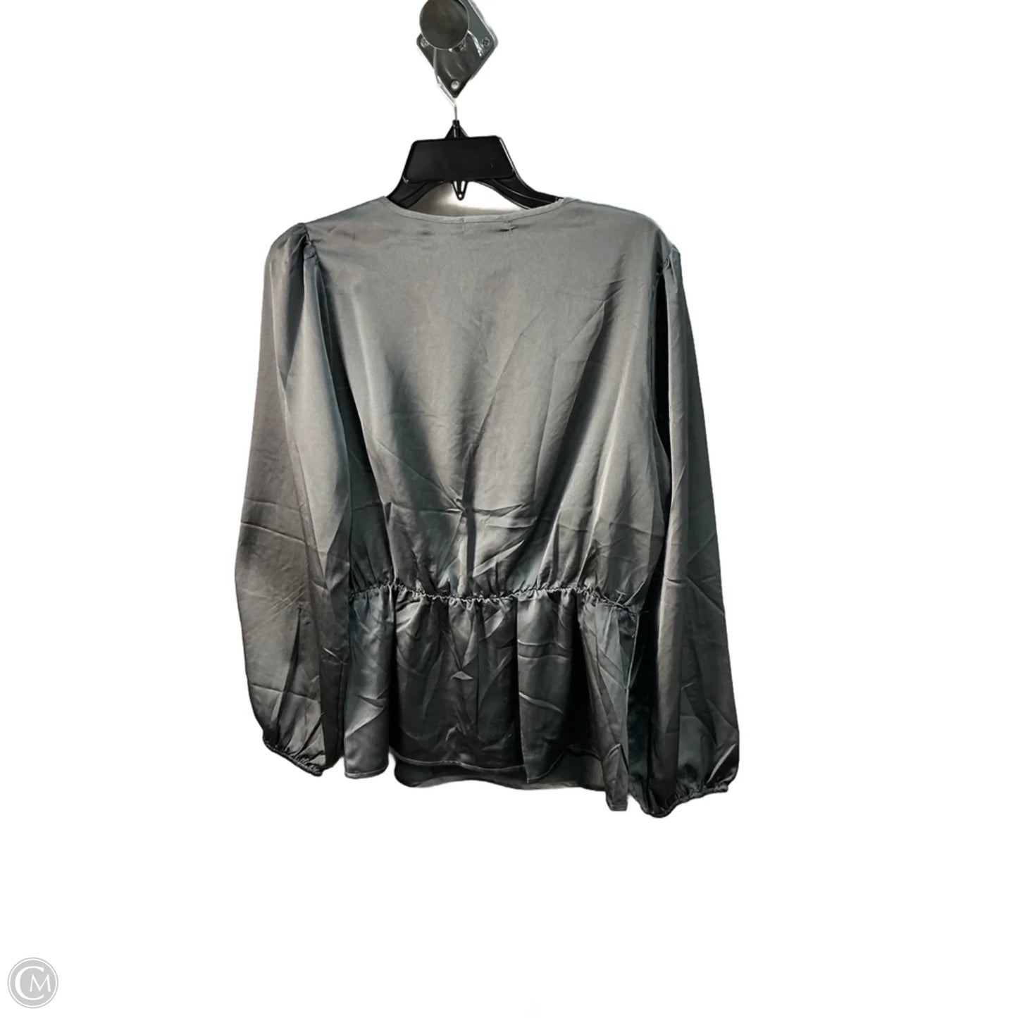 Top Long Sleeve By Pleione In Green, Size: M