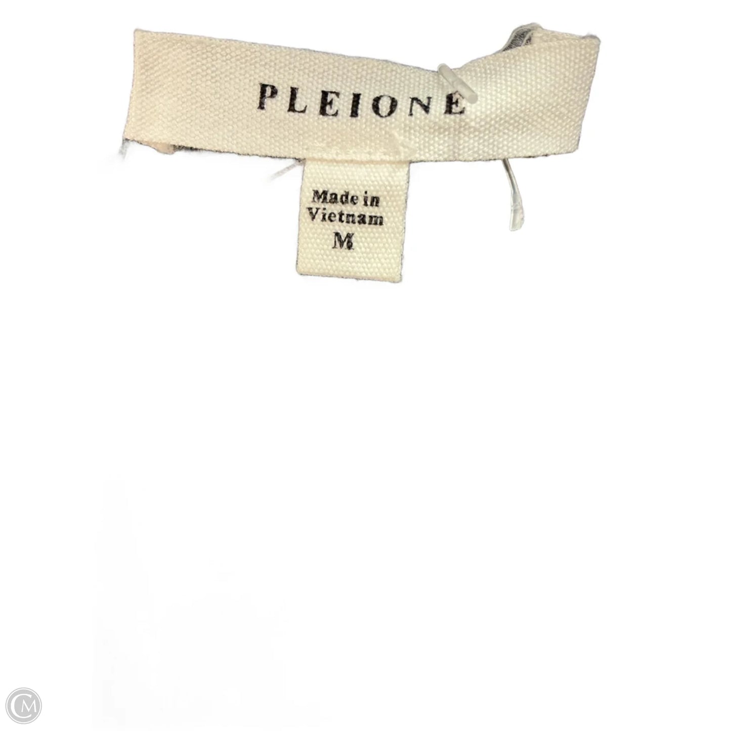 Top Long Sleeve By Pleione In Green, Size: M