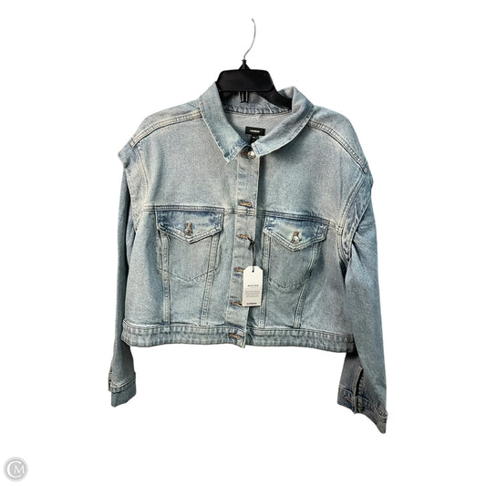 Jacket Denim By Express In Blue, Size: Xl