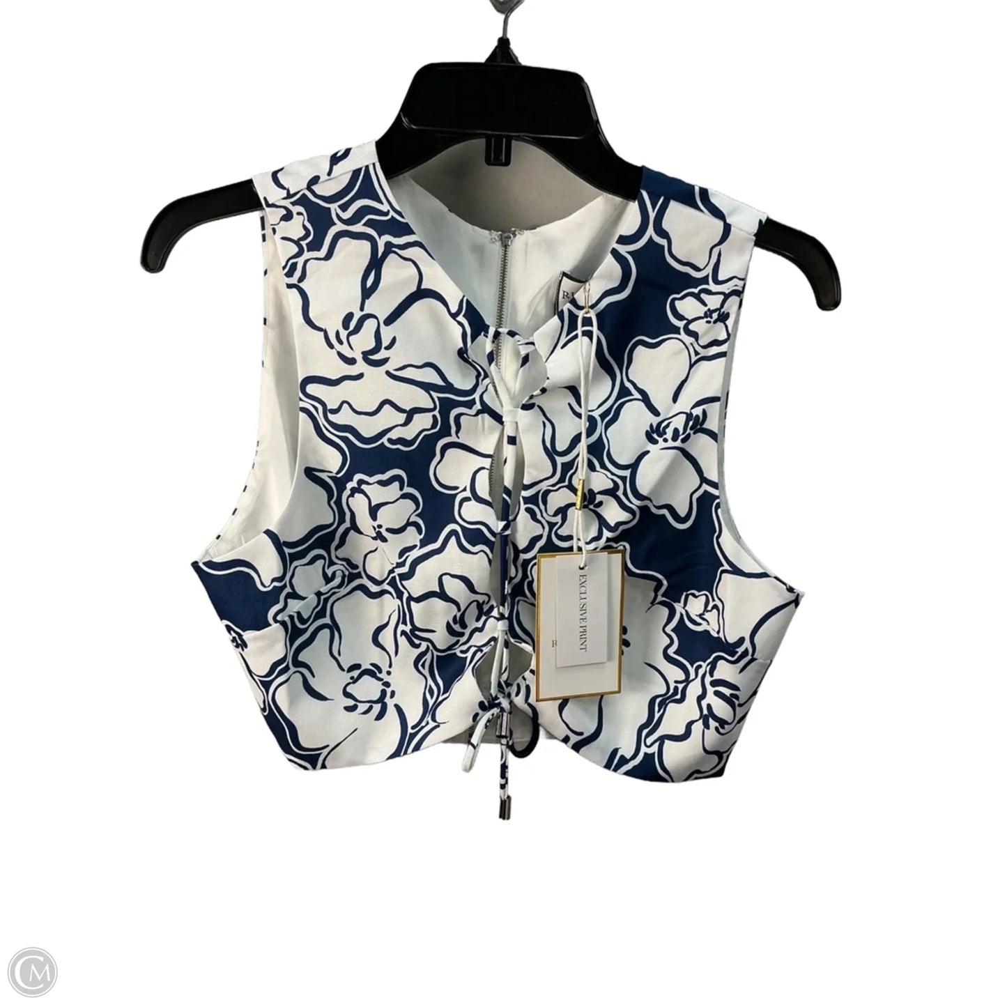 Top Sleeveless By Clothes Mentor In Blue, Size: L