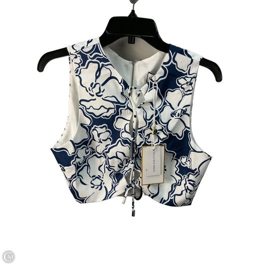 Top Sleeveless By Clothes Mentor In Blue, Size: L