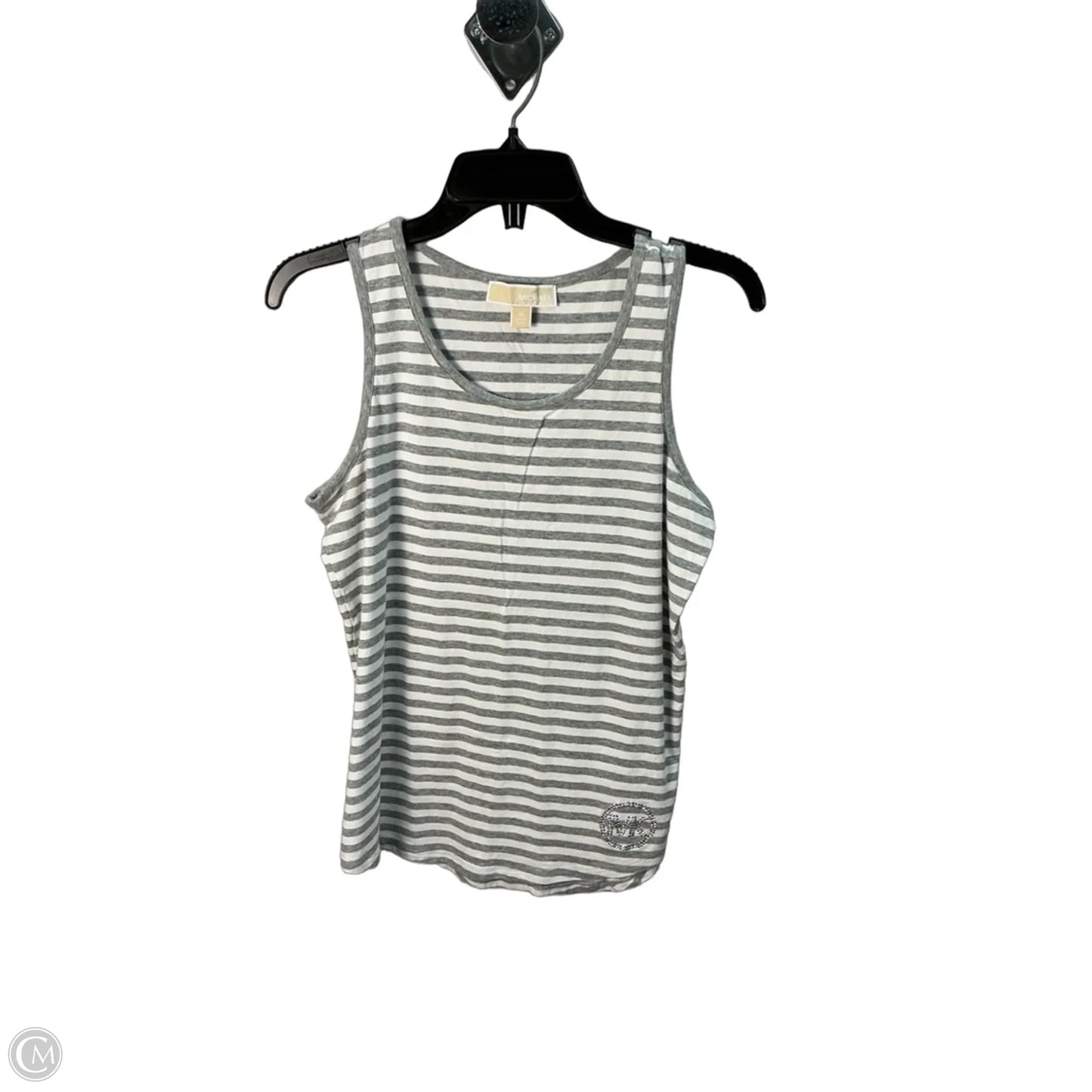 Top Sleeveless By Michael By Michael Kors In Striped Pattern, Size: M