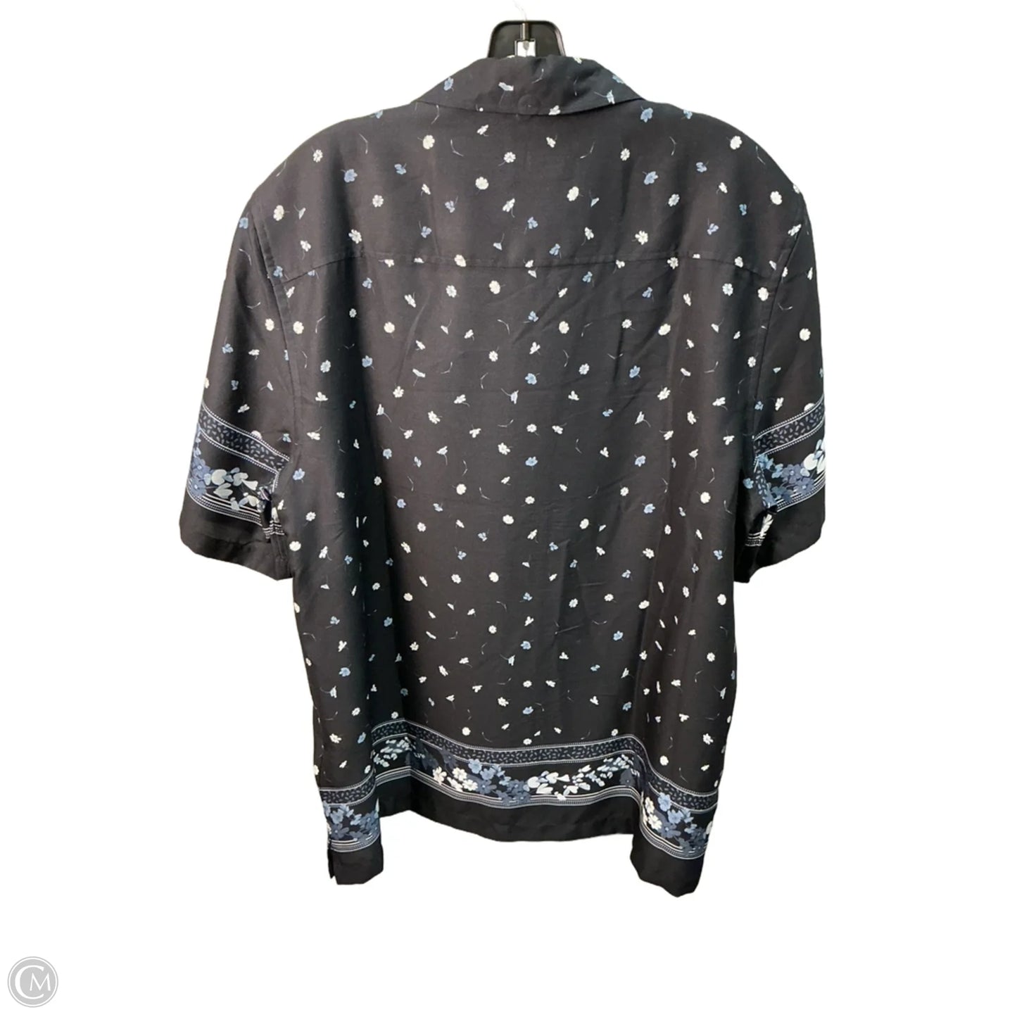 Top Short Sleeve Designer By Ted Baker In Blue, Size: S