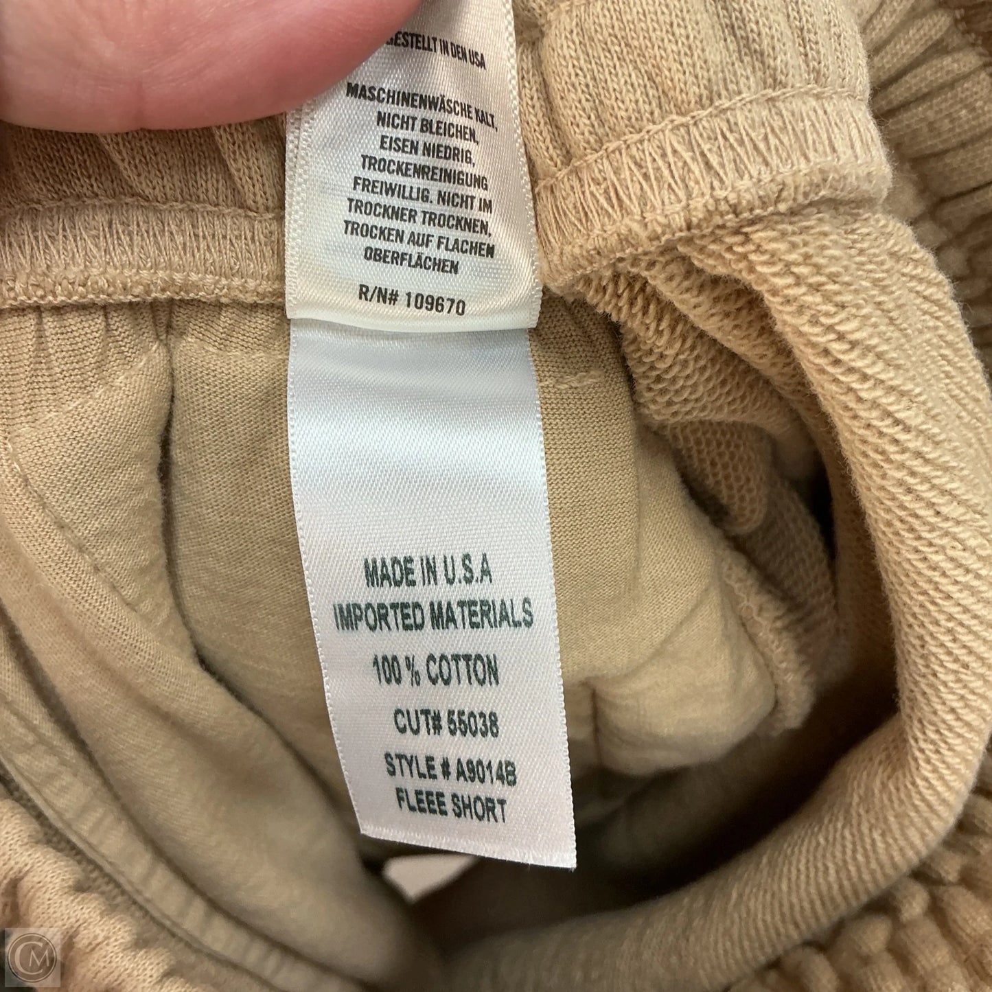 Shorts By Agolde In Tan, Size: S