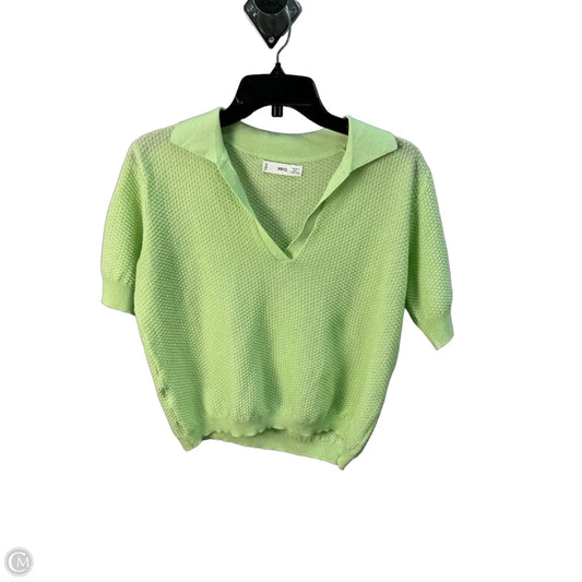 Top Short Sleeve By Mng In Green, Size: L