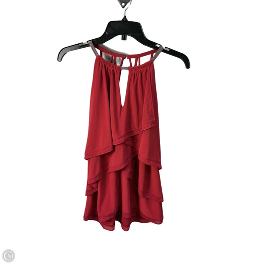 Top Sleeveless By White House Black Market In Red, Size: S