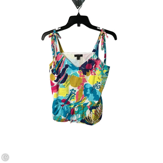 Top Sleeveless By J. Crew In Multi-colored, Size: S