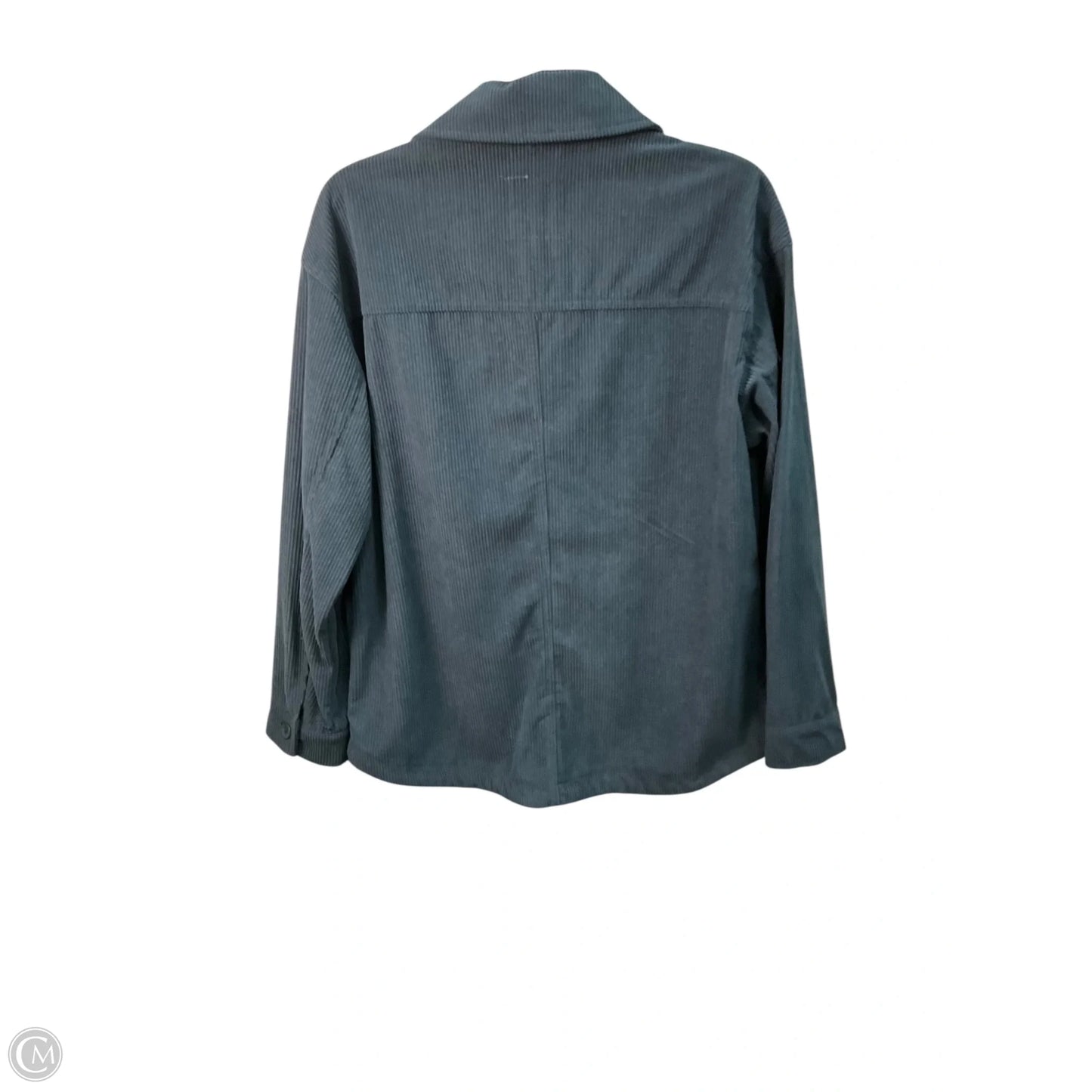 Jacket Shirt By Avec Les Filles In Blue, Size: M