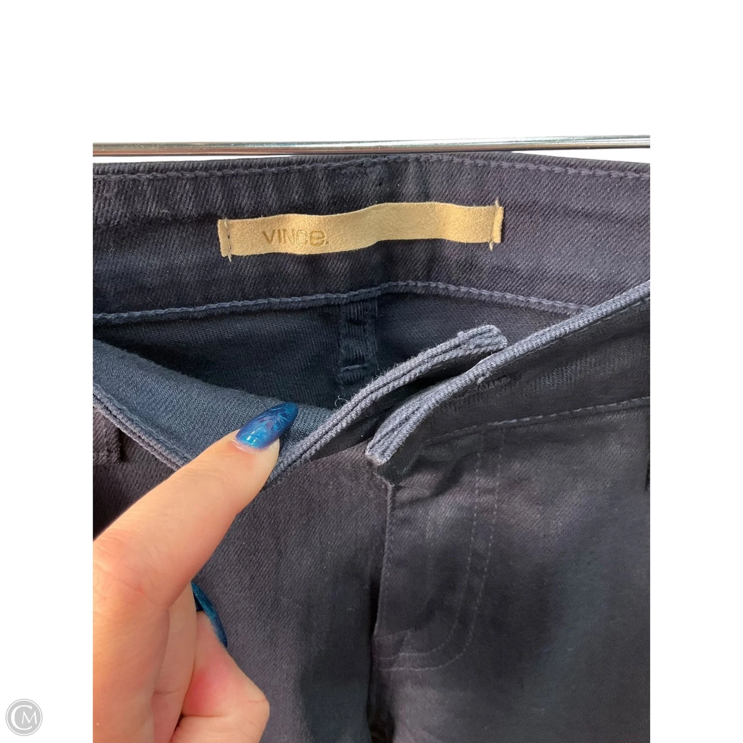 Jeans Skinny By Vince In Blue, Size: 6