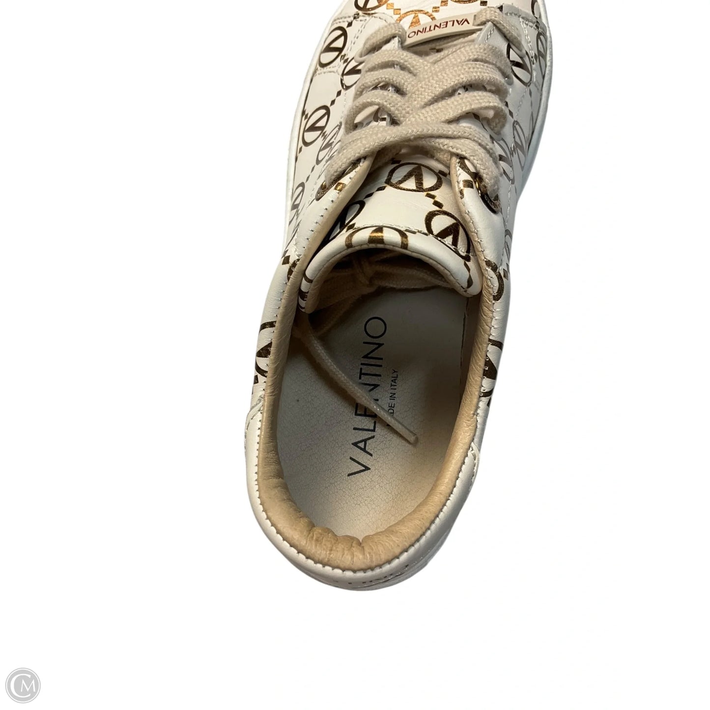 Shoes Designer By Valentino-mario In White, Size: 9