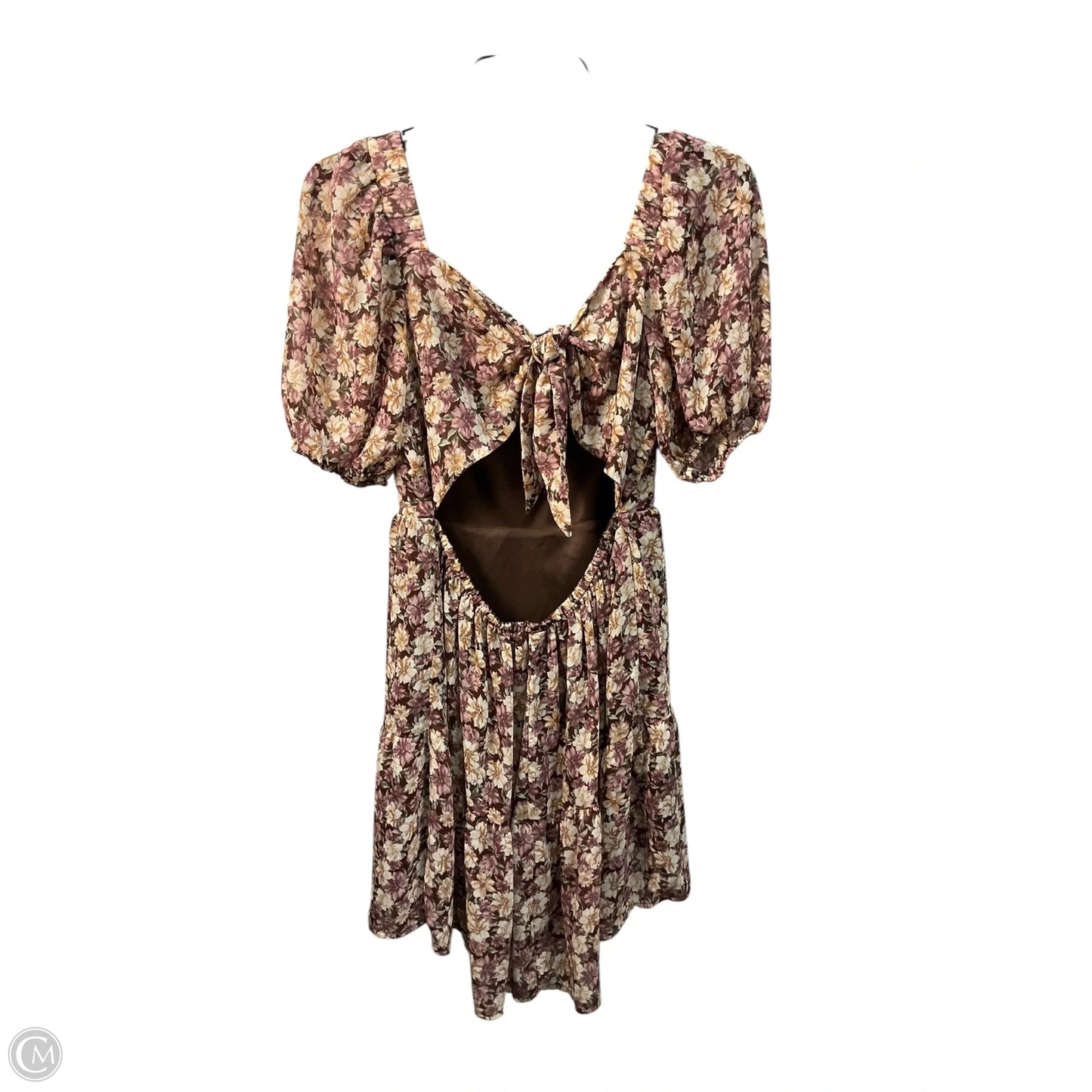 Dress Casual Short By Clothes Mentor In Maroon, Size: M