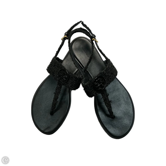 Sandals Designer By Tory Burch In Black, Size: 10