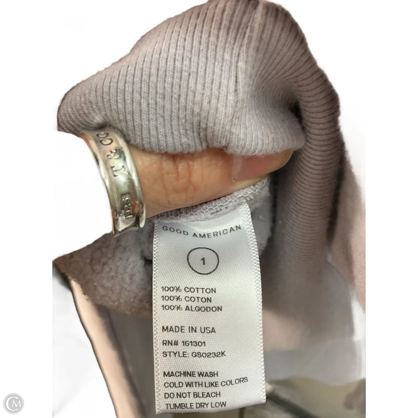 Sweatshirt Hoodie By Good American In Purple, Size: Xs