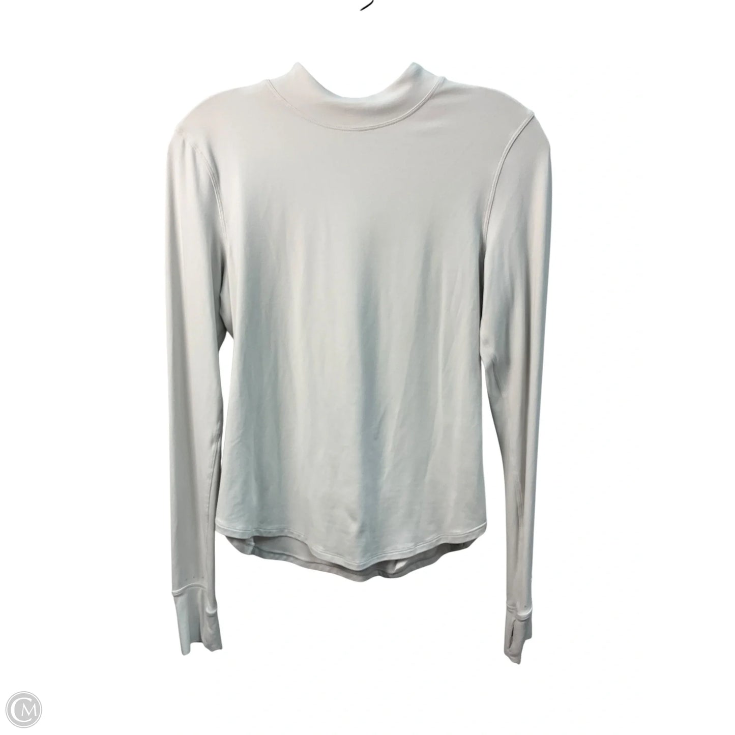 Athletic Top Long Sleeve Crewneck By Lululemon In White, Size: Xs
