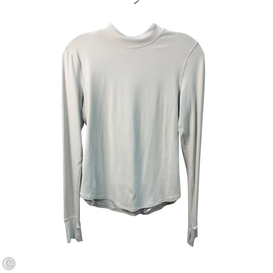 Athletic Top Long Sleeve Crewneck By Lululemon In White, Size: Xs