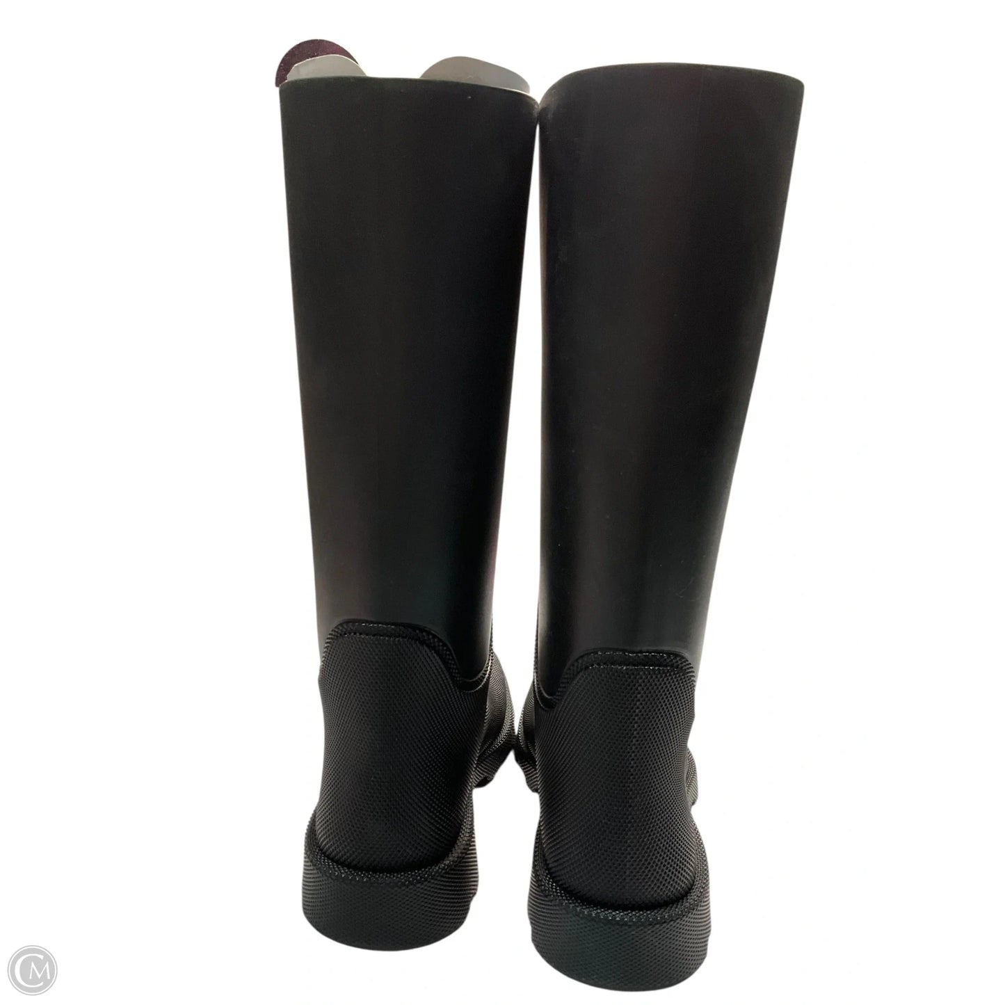Boots Luxury Designer By Burberry In Black, Size: 7
