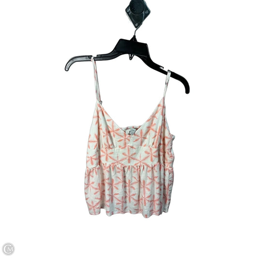 Top Sleeveless By Loft In Multi-colored, Size: L