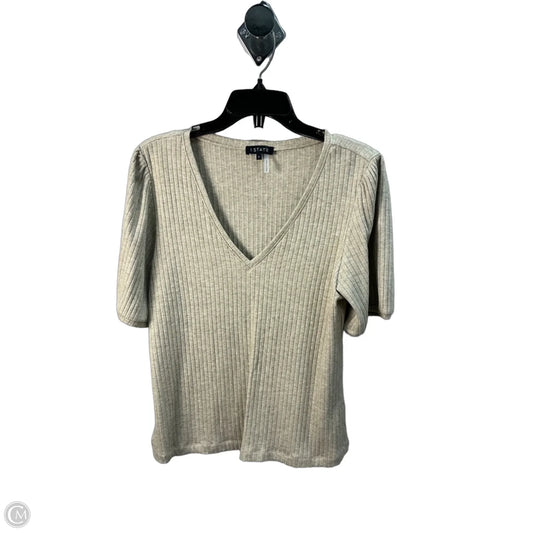 Top Short Sleeve By 1.state In Beige, Size: L