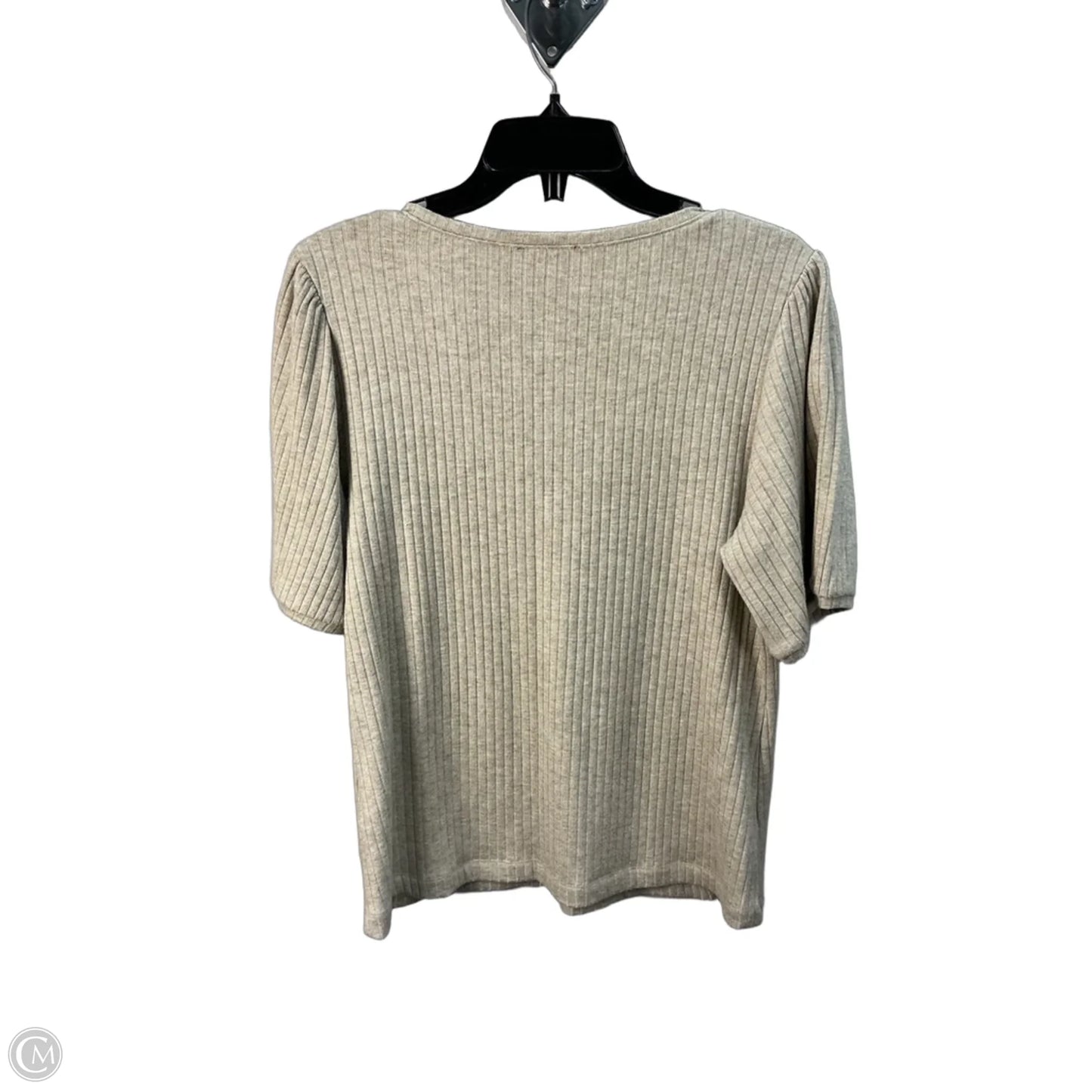 Top Short Sleeve By 1.state In Beige, Size: L