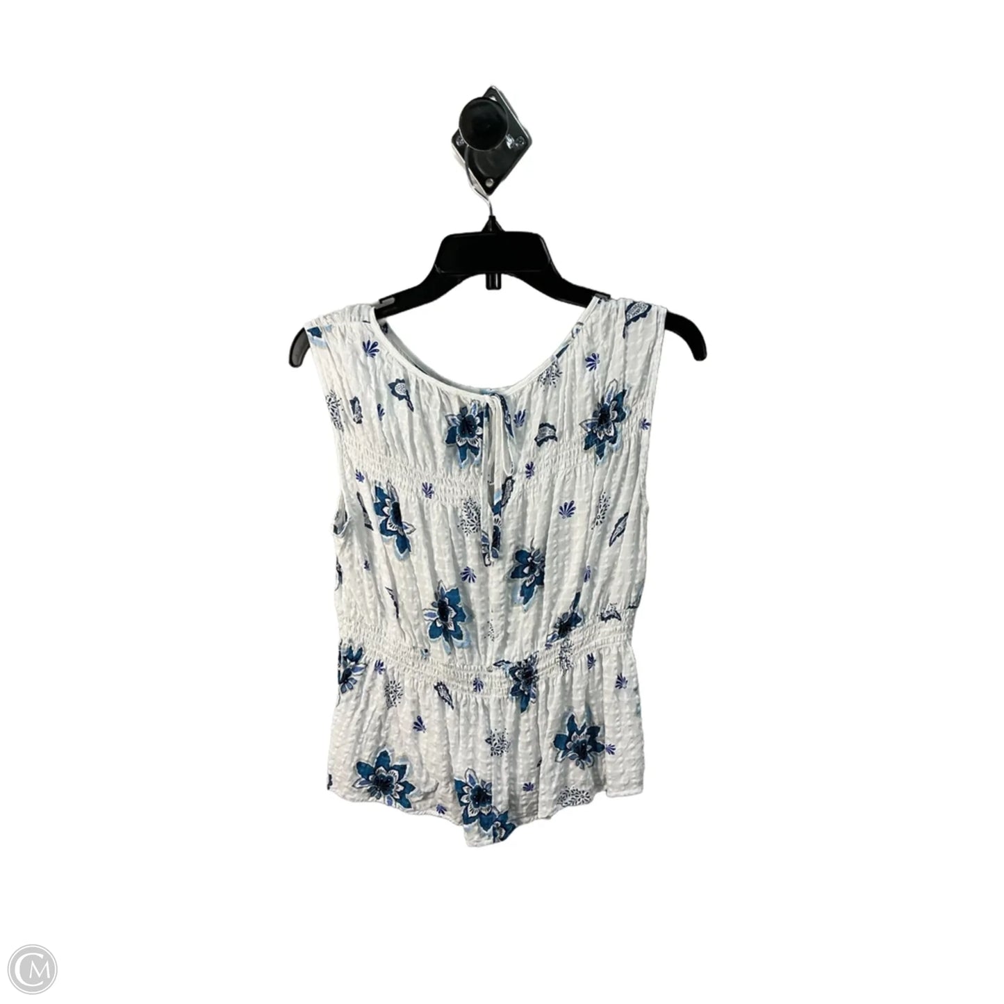 Top Sleeveless By Loft In White, Size: M