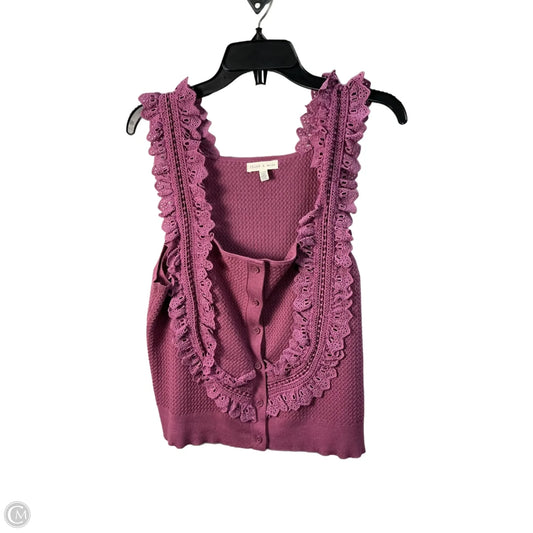 Top Sleeveless By Clothes Mentor In Purple, Size: Xl