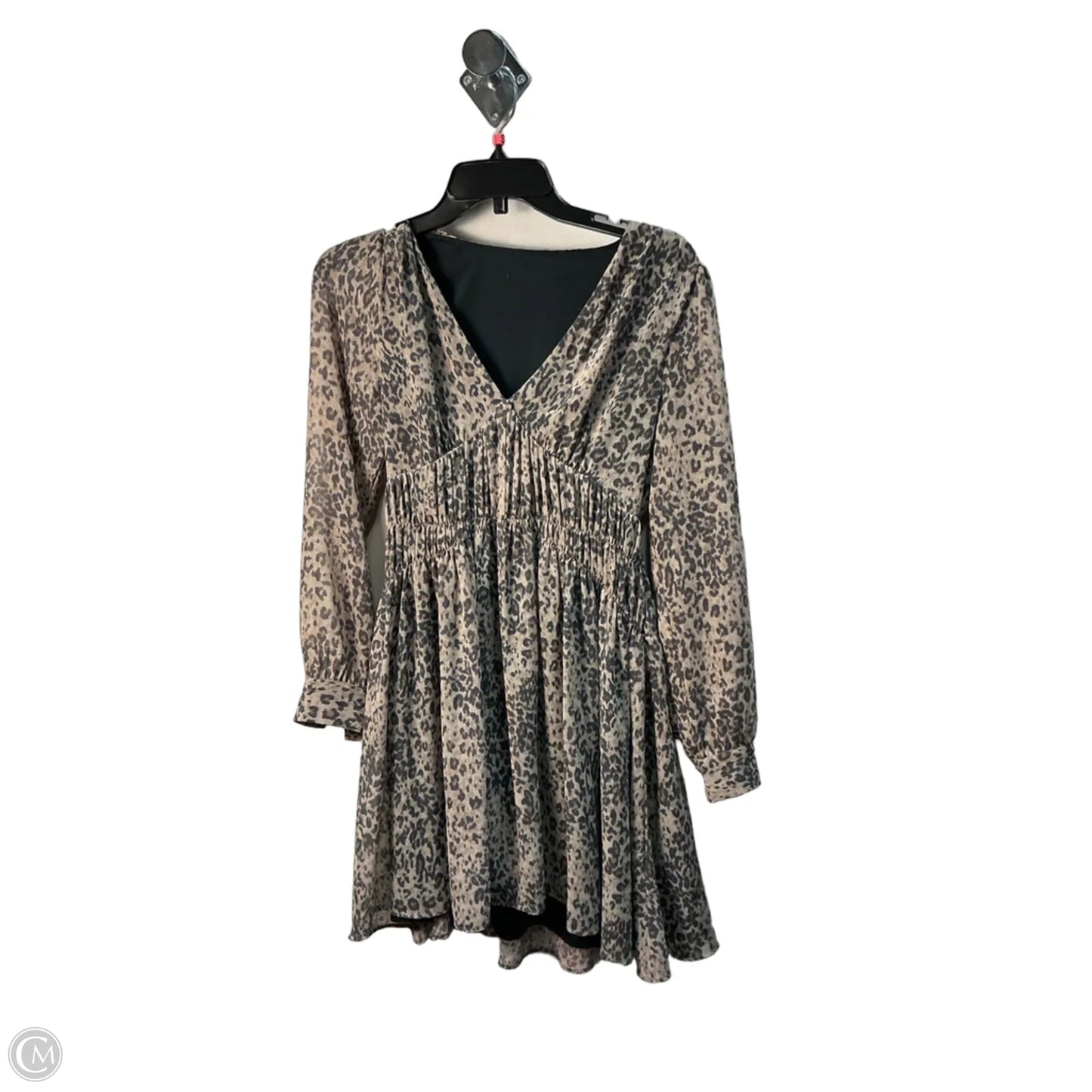 Dress Designer By All Saints In Animal Print, Size: S