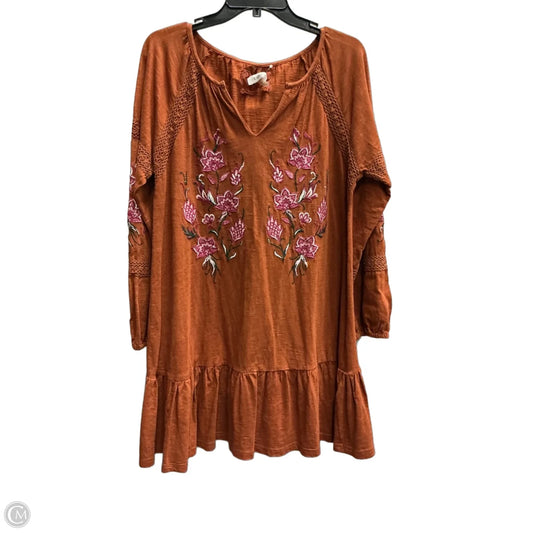 Dress Casual Short By Cupio In Orange, Size: S