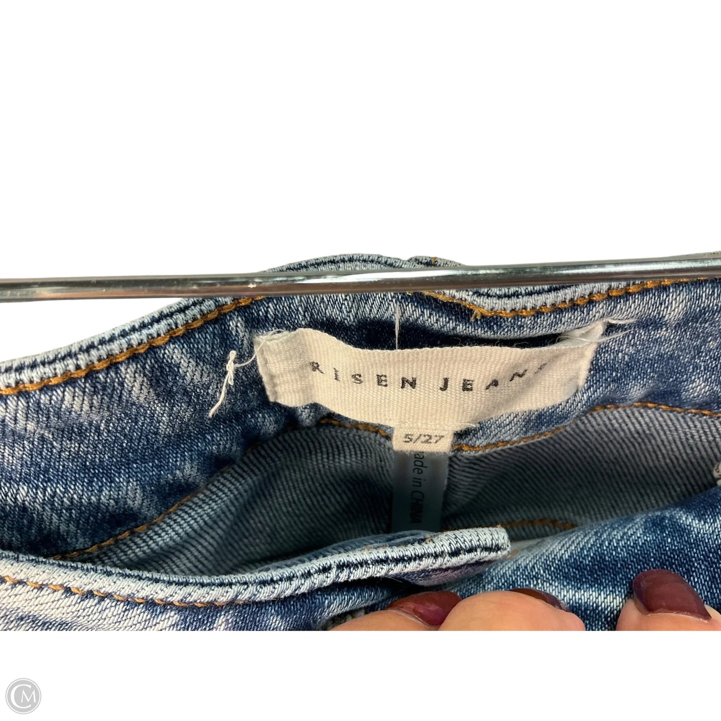 Jeans Wide Leg By Risen In Blue, Size: 4