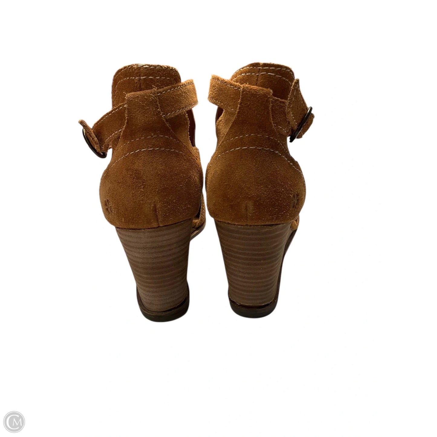 Shoes Heels Wedge By Lucky Brand In Brown, Size: 8