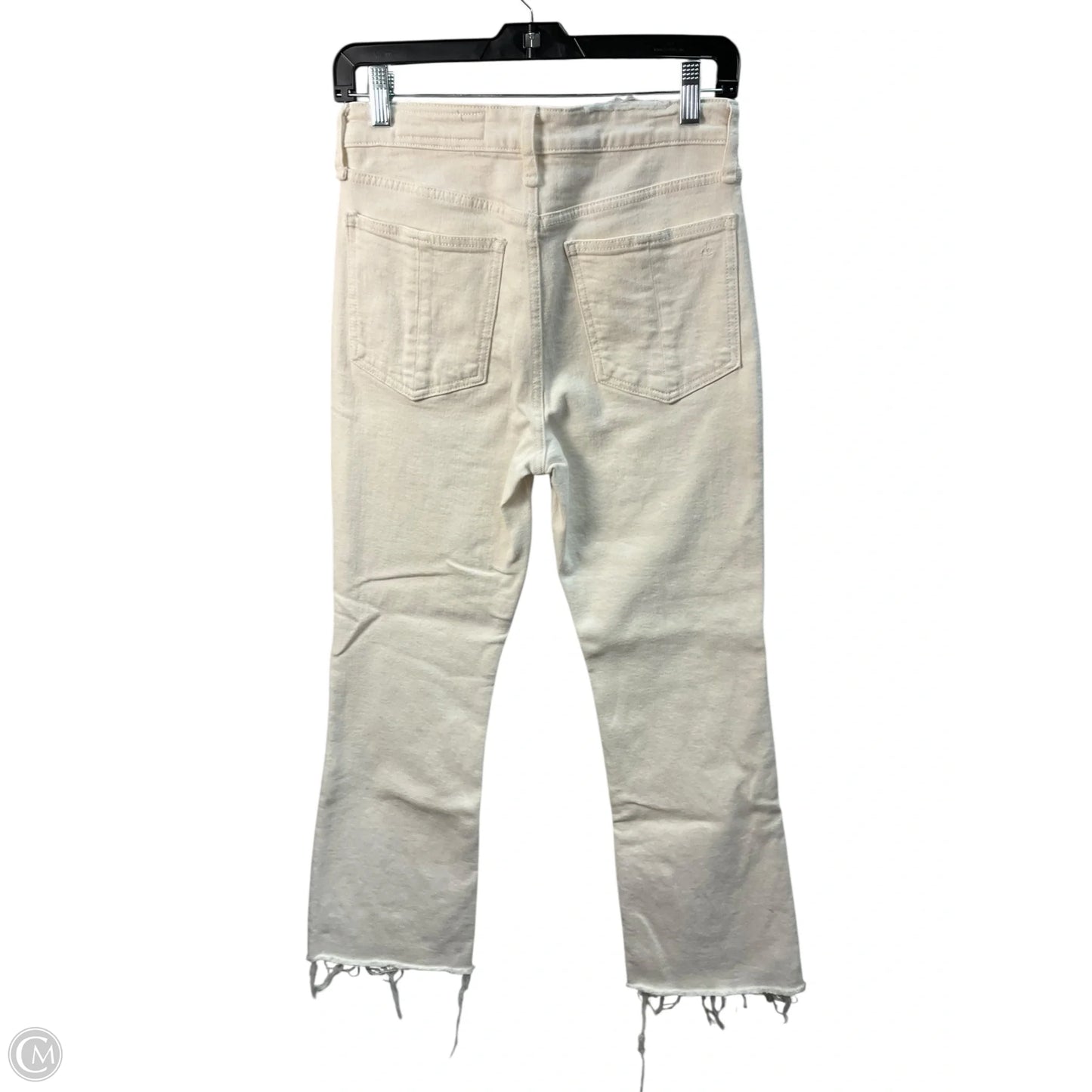 Jeans Flared By Rag And Bone In Cream, Size: 2